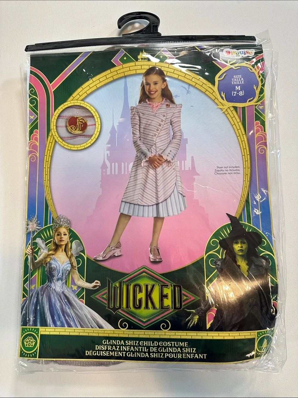 Glinda Shiz Child Costume NWT  Size M (7-8)